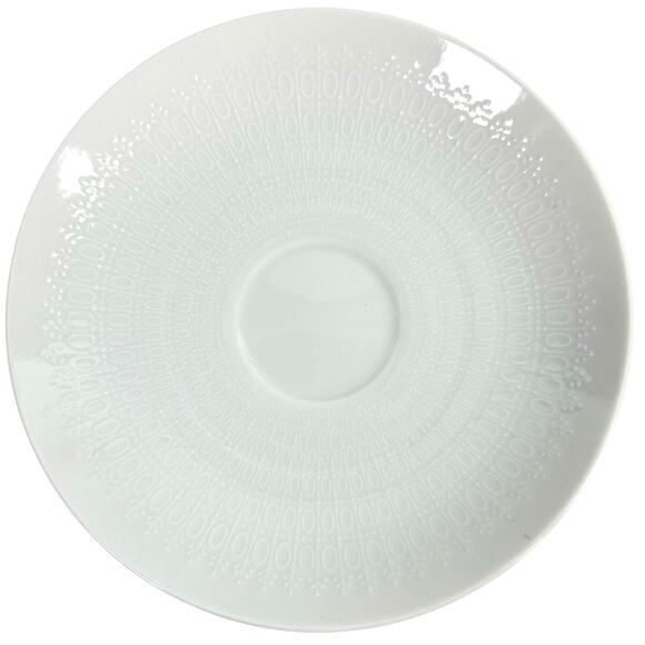 Rosenthal Romance White Studio Linie Bjorn Wiinblad 6" Cup Saucers-Set of 4 - Picture 2 of 5